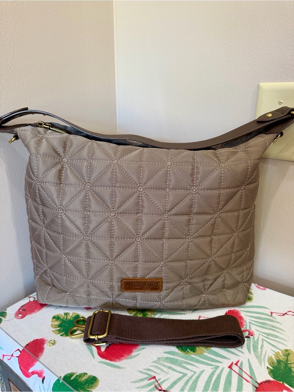 Wrangler Hobo Crossbody Quilted Bag Like New!